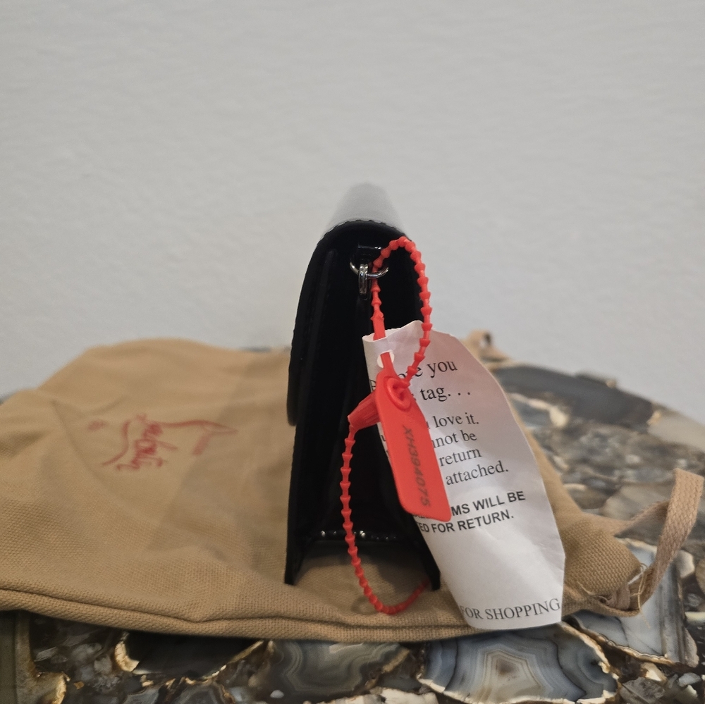 Christian Louboutin Loubi54 Black Patent Leather Bag - Picture 6 of 11